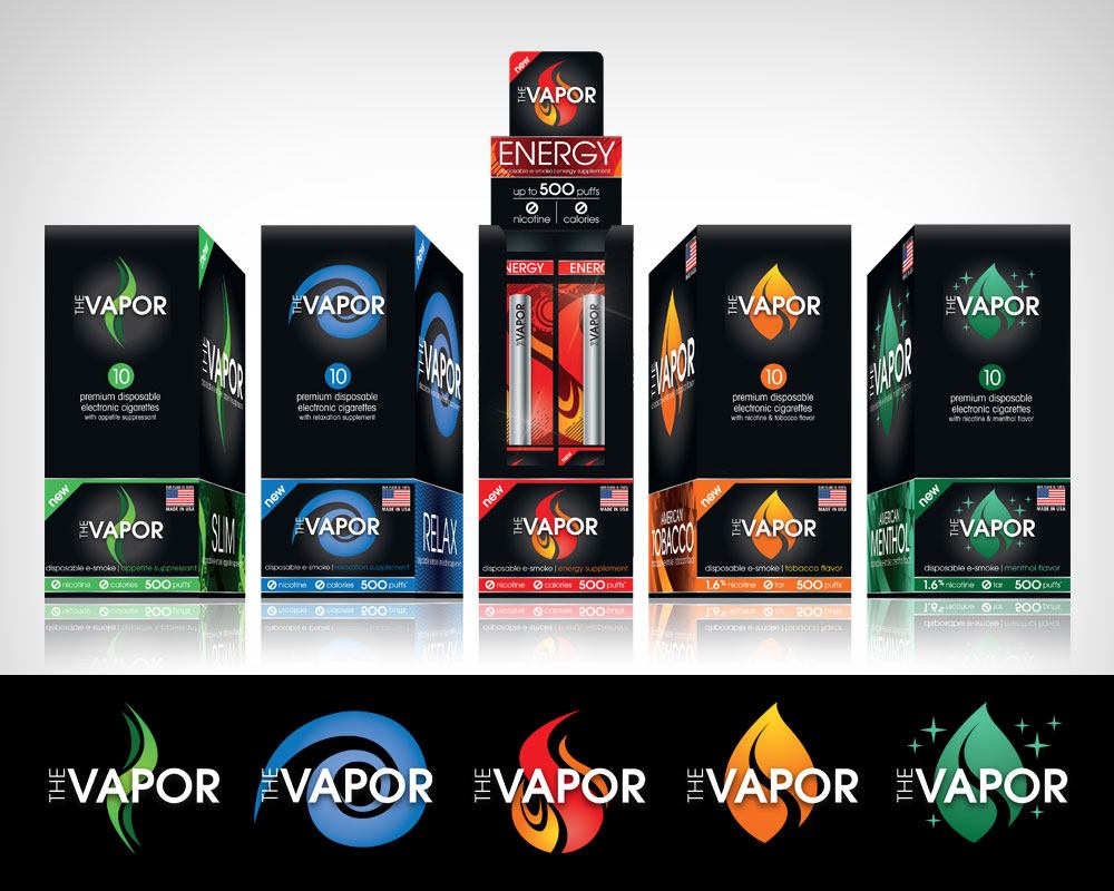 Vapor Box designs and packaging